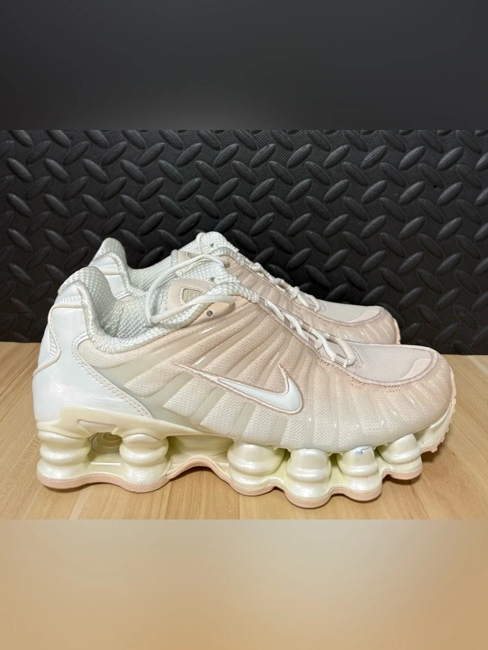 Nike Shox TL Pearl White Particle Pink Sneakers IH5075-219 Womens Size 8